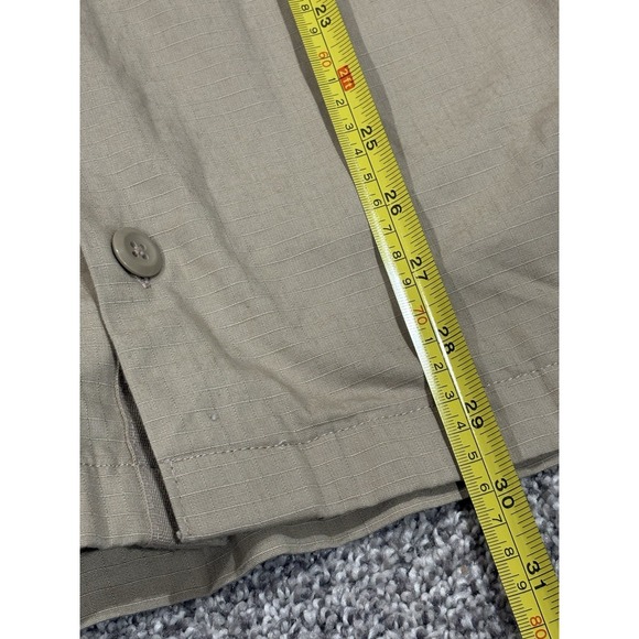 GAP Men's Khaki Utility Button Down Shirt Long Sleeve Front Pockets NWT Large - Picture 5 of 6